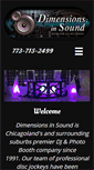 Mobile Screenshot of dimensionsinsound.com